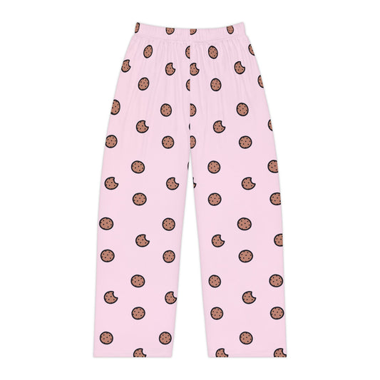 Cookie Lover Pink Pajama Bottoms Inspired by Pudding Kitties