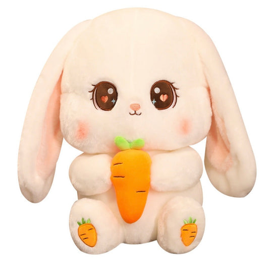 Bunny carrot long ears plushie