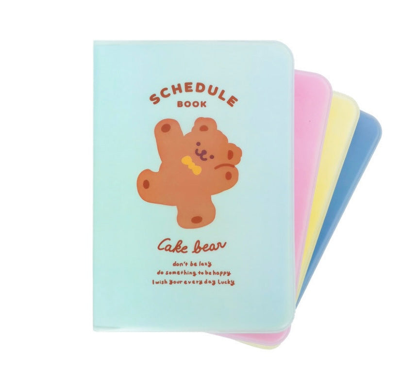 Cake bear schedule book