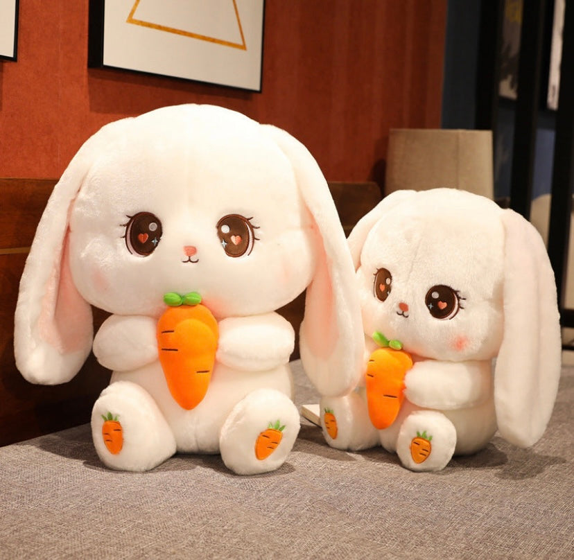 Bunny carrot long ears plushie