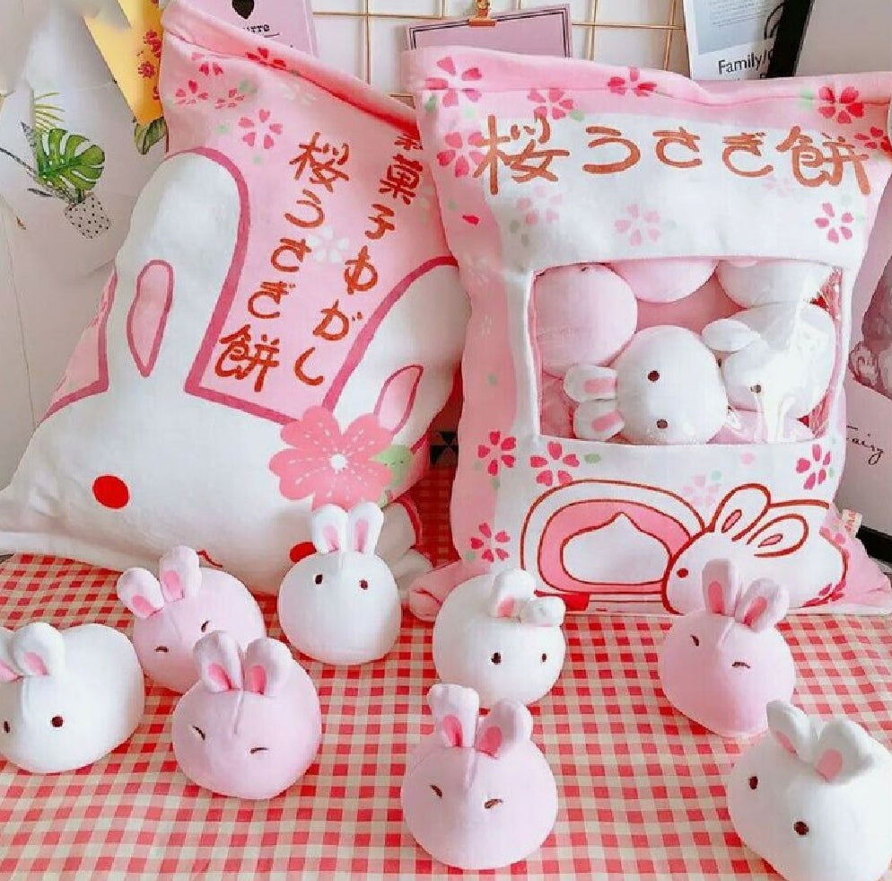 Cute Bunnies Pillow