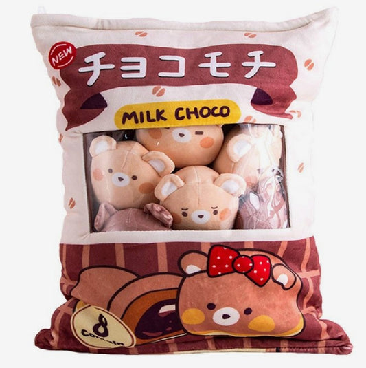 Cute Choco Bears Pillow